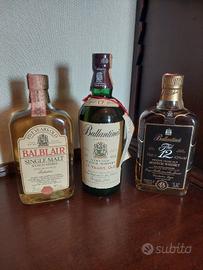 Lotto 3 Whisky Vintage Ballantine's e Balblair