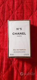 profumo Chanel N.5  eau de parfume 35ml Nuovo