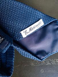 Cravatta in seta blu scuro E. Marinella Napoli