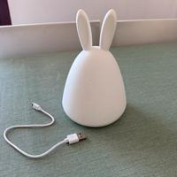 Lampada silicone multicolor coniglio