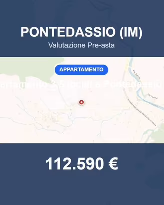 Immobile in asta di 77 m² a Pontedassio