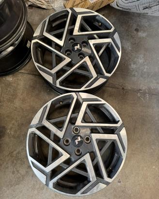Set cerchi in lega diamantati I20 Nline
