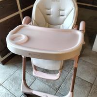 Seggiolone Peg Perego prima pappa follow me rosa