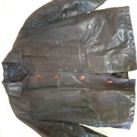 Giacca pelle scamosciata