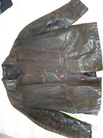 Giacca pelle scamosciata