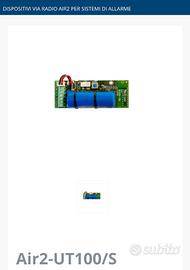 radar da esterno optex via radio e trasmettitore