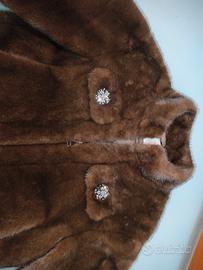 pelliccia corta visone sintetico