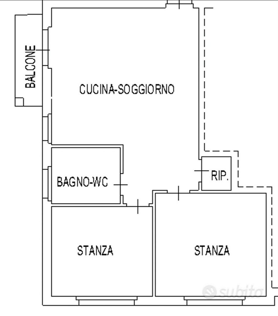 1Trilocale di 81m² ristrutturato nel - Vista 6