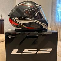 Casco LS2 VECTOR II CARBON SAVAGE RED