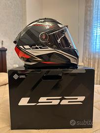 Casco LS2 VECTOR II CARBON SAVAGE RED