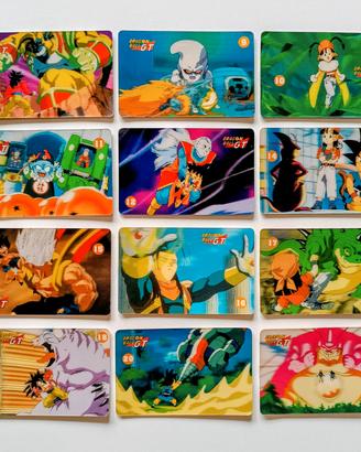 Lotto 12 card lenticolari Dragon Ball GT Santal