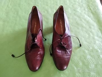 Scarpe da donna in pelle tacco 4 cm n°37 1/2