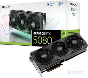 PNY Nvidia RTX 5080 scheda video garanzia amazon