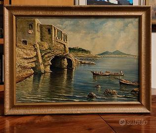 Dipinto olio firmato Romano. 