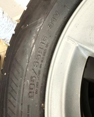 4 Gomme + Cerchi – Estate/Inverno – Quasi Nuove
