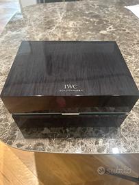 Scatola in radica di noce nera lucida