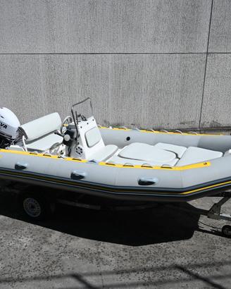 Gommone 5 metri 40 cv con carrello