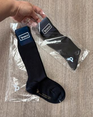 Set (2 pz) calza n. 23/25 bimbo in filo di Scozia