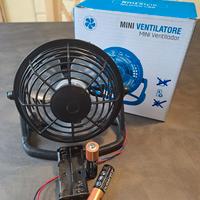 ventilatore portatile a batteria dimensione mini