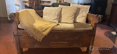 Panca si legno indiana originale