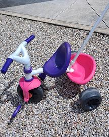 Triciclo Smoby con manico