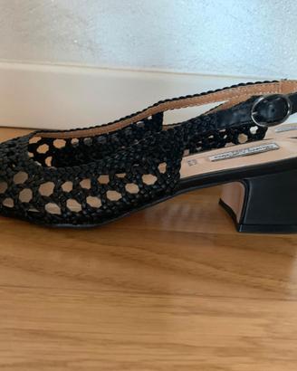 Scarpe eleganti a punta chiusa, modello slingback