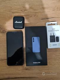 Samsung s24  256 GB + Marshall Minor IV