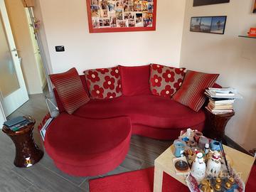 Divano bordeaux 3 posti