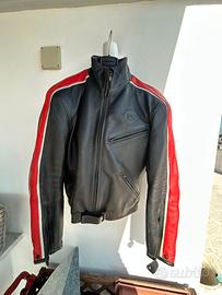 giacca moto in pelle Dainese con protezioni