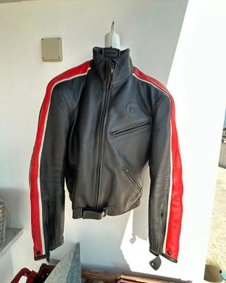 giacca moto in pelle Dainese con protezioni
