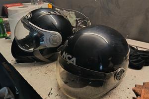 casco moto + guanti