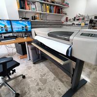 Plotter HP 500 Plus con print server
