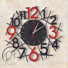 OROLOGIO DA PARETE FANTASIA ASTRATTA