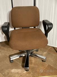 Tre poltrone sedie ufficio vintage anni 80