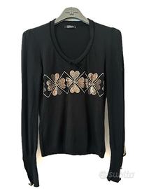 ✨ MAGLIONE VDP VIA DELLE PERLE – CUORI IN STRASSE