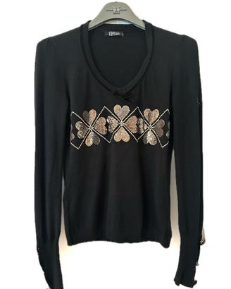 ✨ MAGLIONE VDP VIA DELLE PERLE – CUORI IN STRASSE