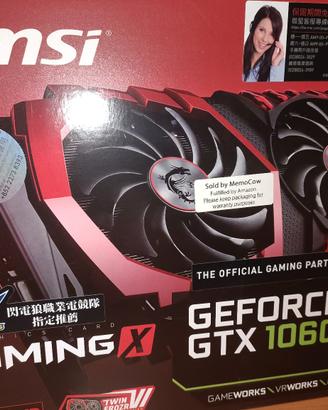 Scheda Video MSI GEFORCE GTX 1060