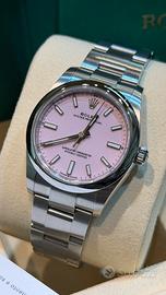 Rolex Oyster Perpetual NUOVO 2026 Rosa Candy 34mm