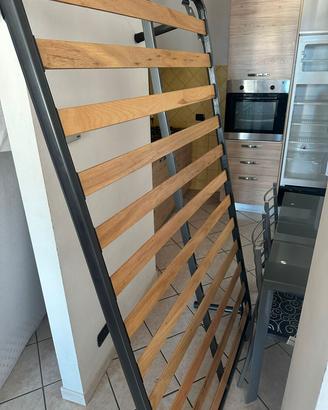 rete doghe e materasso una piazza e mezzo