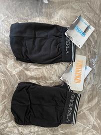 2 slip nero uomo Grigio perla nuovi con cartellino