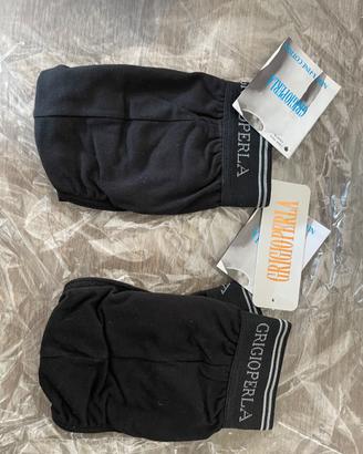 2 slip nero uomo Grigio perla nuovi con cartellino