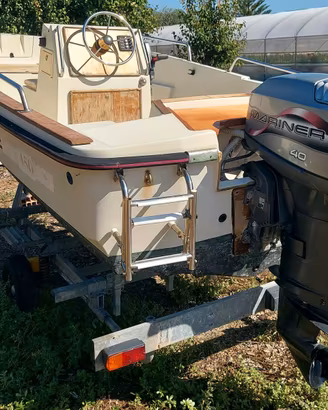 BARCA A MOTORE ELAN GT 450 FAMILY CON CARRELLO
