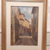 Quadro Luxardo strada di Lari 50x35