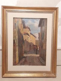 Quadro Luxardo strada di Lari 50x35