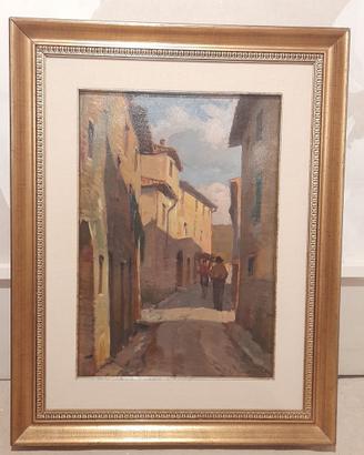 Quadro Luxardo strada di Lari 50x35