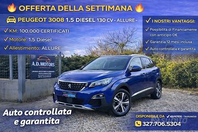 Peugeot 3008 BlueHDi 130 S&S Allure