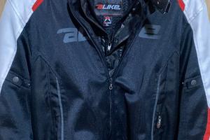 Giacca moto Alike XL + paraschiena + para addome

