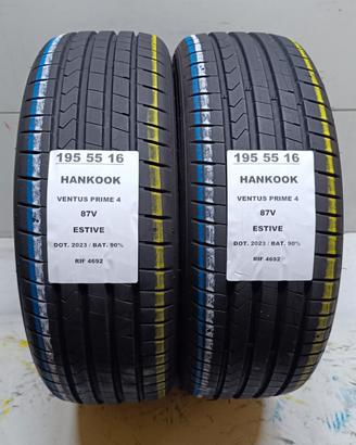 2 GOMME 195 55 16 HANKOOK 2023 RIF4692