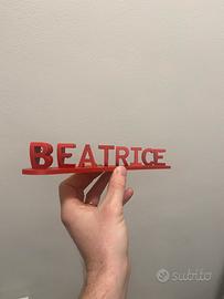 Ambigramma con nomi – idea San Valentino