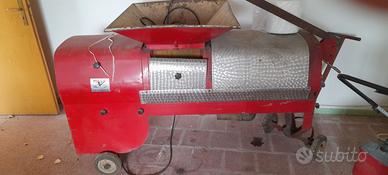 Torchio continuo per uva + pompa a pistone pigiato